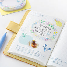 Load image into Gallery viewer, Hobonichi Accessories Yuri Sanae: See-Through Sticky Notes (Forest Lake)
