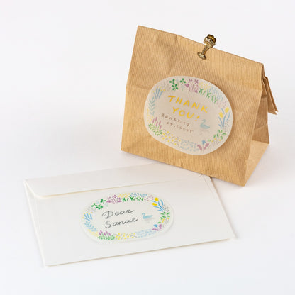 Hobonichi Accessories Yuri Sanae: See-Through Sticky Notes (Forest Lake)