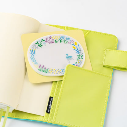 Hobonichi Accessories Yuri Sanae: See-Through Sticky Notes (Forest Lake)