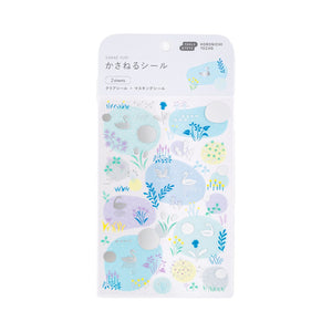 Hobonichi Accessories Yuri Sanae: Layering Stickers (Forest Lake)