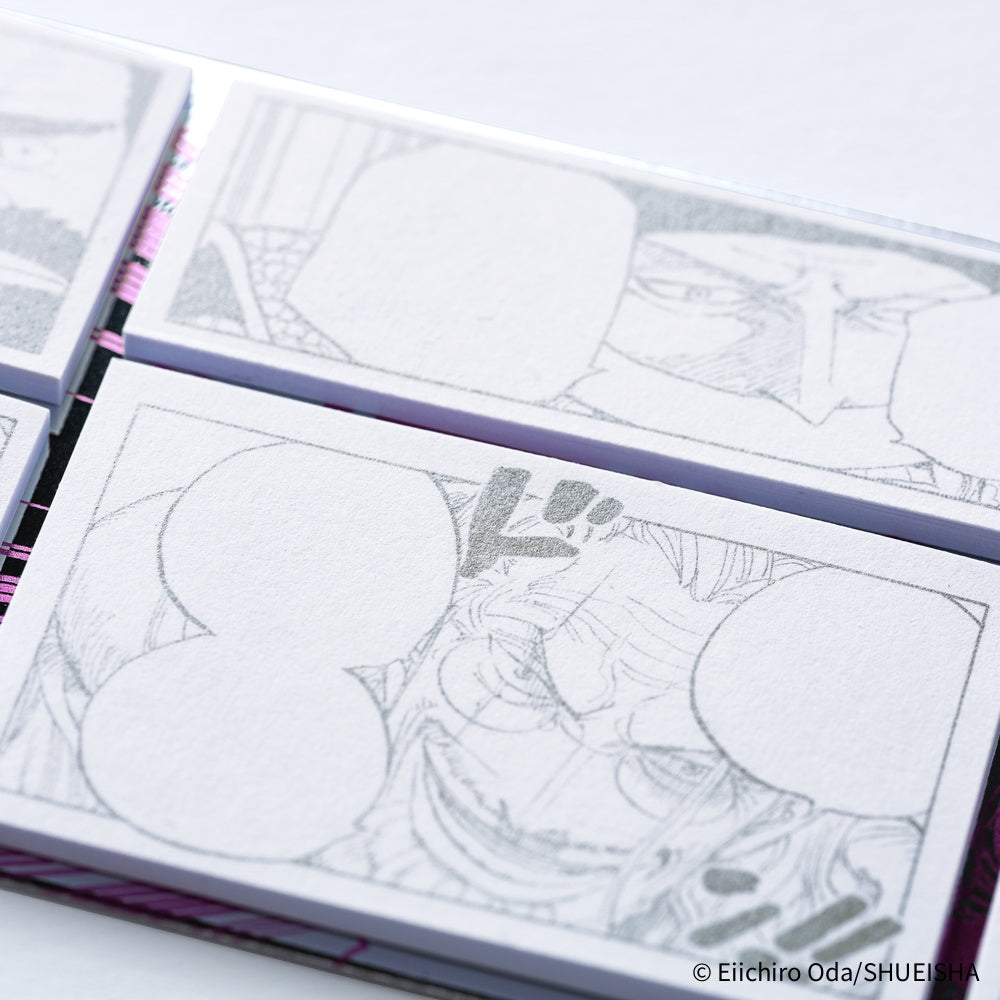 Hobonichi x ONE PIECE magazine: Sparkling Silver “Old Guys” Sticky Notes