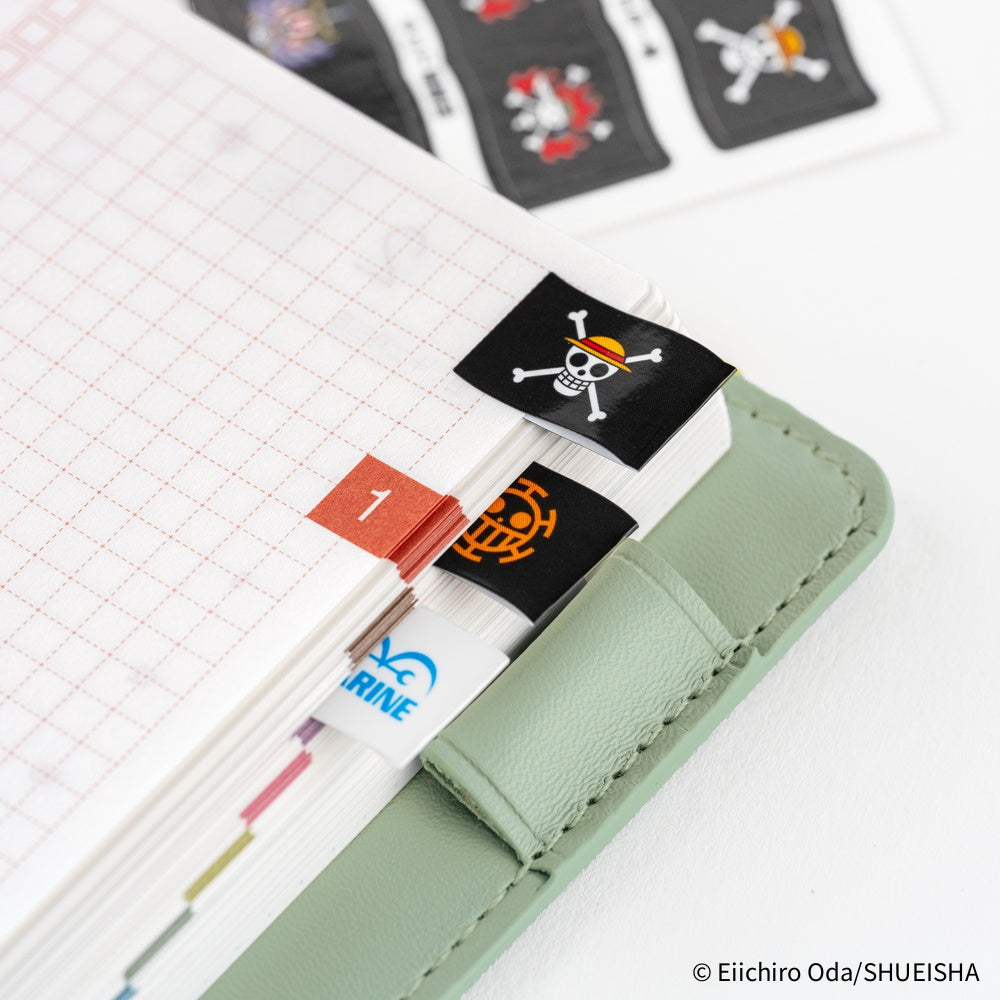 Hobonichi x ONE PIECE magazine: Pirate Flag Index Stickers