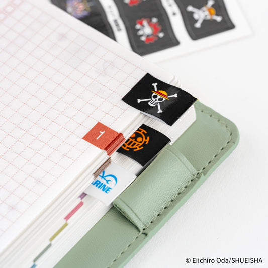 Hobonichi x ONE PIECE magazine: Pirate Flag Index Stickers