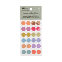 Load image into Gallery viewer, Hobonichi Accessories TSUKI no IRO: Stickers Transparent Dot  (15mm)
