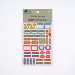 Hobonichi Accessories TSUKI no IRO: Sticker Set (Schedule)