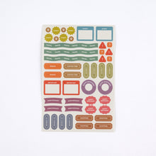 Load image into Gallery viewer, Hobonichi Accessories TSUKI no IRO: Sticker Set (Schedule)
