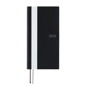 Hobonichi 2025 Weeks White Line: Black JPN Apr Start