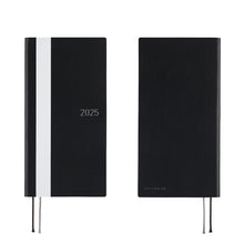 Load image into Gallery viewer, Hobonichi 2025 Weeks White Line: Black JPN Apr Start

