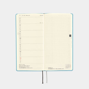 Hobonichi 2025 Weeks Colors: Lemon Water JPN Apr Start