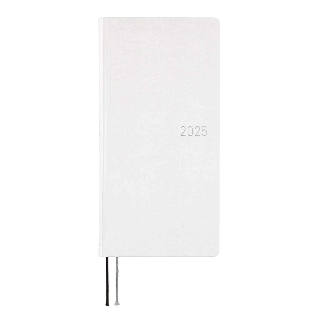 Hobonichi 2025 Weeks Paper Series: Platinum White JPN Apr Start