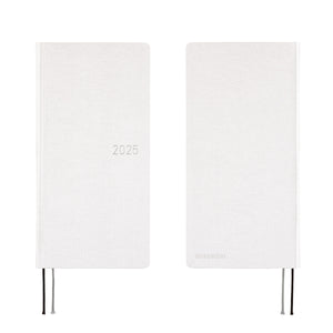 Hobonichi 2025 Weeks Paper Series: Platinum White JPN Apr Start