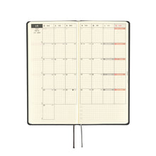 Load image into Gallery viewer, Hobonichi 2025 Weeks Paper Series: Black Gingham JPN Apr Start
