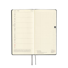 Load image into Gallery viewer, Hobonichi 2025 Weeks Paper Series: Black Gingham JPN Apr Start
