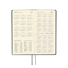 Load image into Gallery viewer, Hobonichi 2025 Weeks Paper Series: Black Gingham JPN Apr Start
