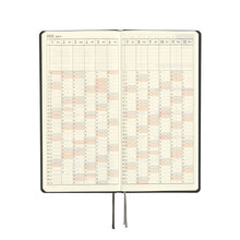 Load image into Gallery viewer, Hobonichi 2025 Weeks Paper Series: Black Gingham JPN Apr Start
