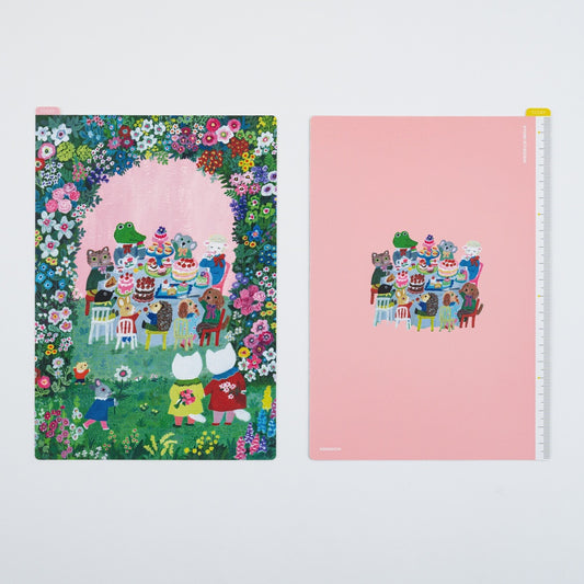 Hobonichi Accessories Yumi Kitagishi: Hobonichi Pencil Board for A5 Size (In the Garden)