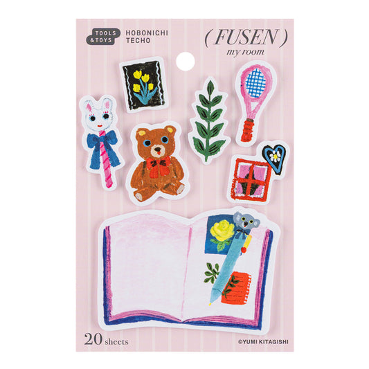 Hobonichi Accessories Sticky Note Tabs Yumi Kitagishi My Room