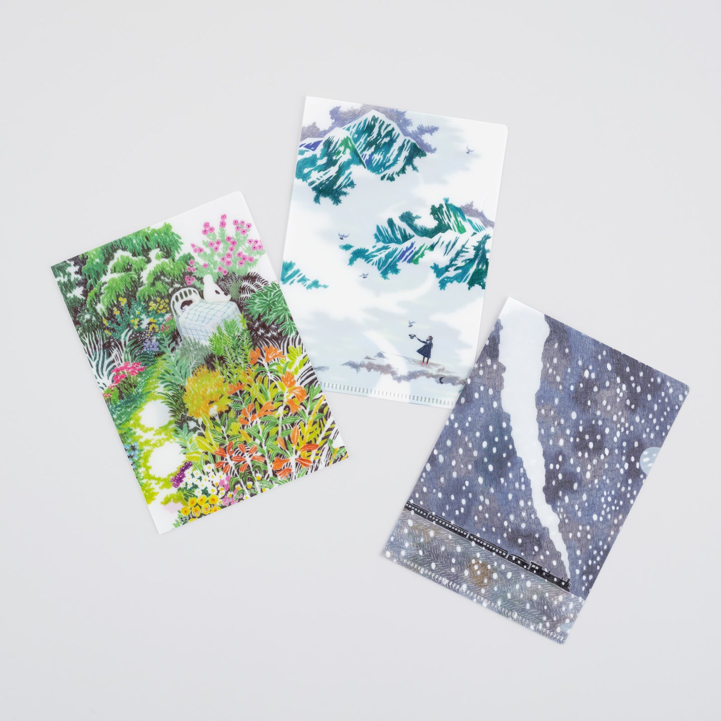 Hobonichi Accessories Clear Folder Set Iyo Okumi