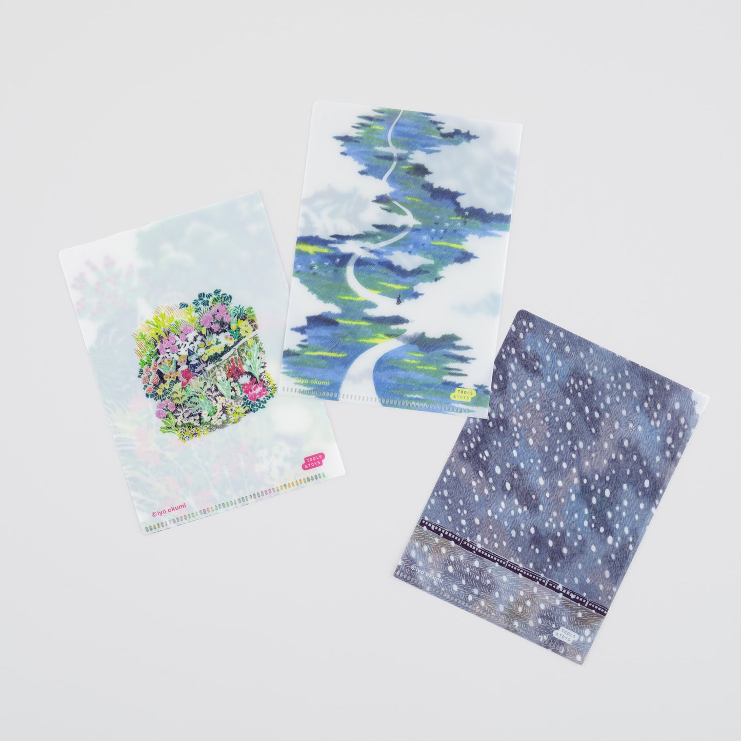 Hobonichi Accessories Clear Folder Set Iyo Okumi