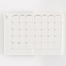 Load image into Gallery viewer, Hobonichi 2025 Planner Techo A6 Monday English Book
