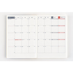 Hobonichi 2025 Planner A6 Original Avec JPN [Jul Start/Mon Start/6-Month]