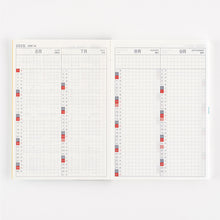 Load image into Gallery viewer, Hobonichi 2025 Planner A6 Original Avec JPN [Jul Start/Mon Start/6-Month]
