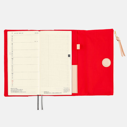Hobonichi Cover Tragen Red