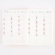 Load image into Gallery viewer, Hobonichi 2025 Planner A5 Cousin JPN Apr Start/Mon Start 12 months
