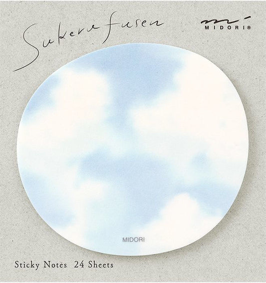 Midori Sticky Notes Sky Light Blue