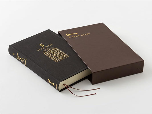 Midori Diary 5 years Gate Black