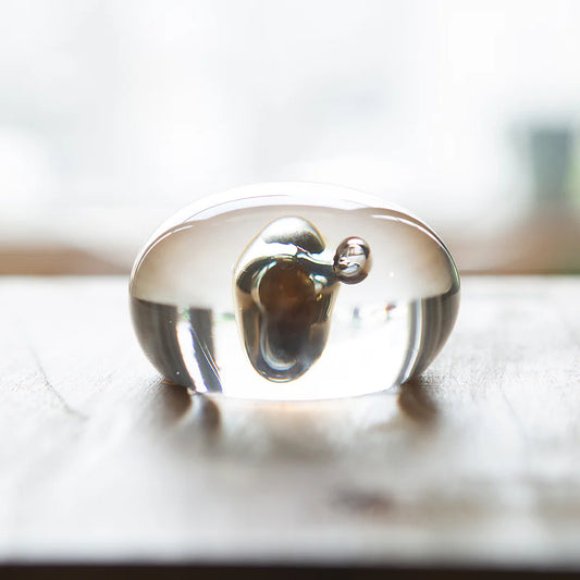 yStudio Classic Renaissance - Glass Paperweight - (Dew Glow)