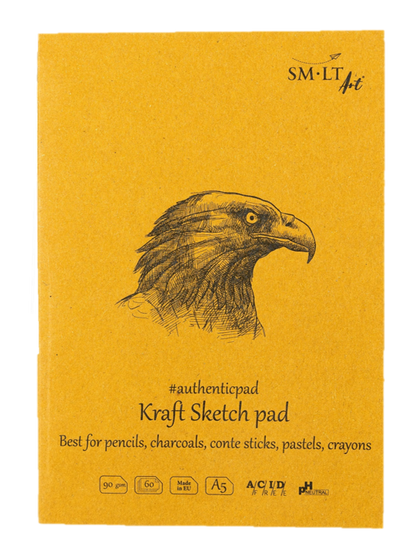 SMLT ART Sketch Pad Authentic Kraft A5