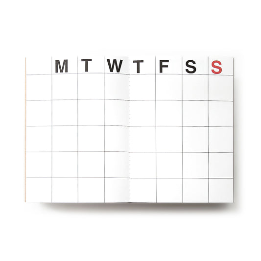 JStory Monthly Planner Small Kraft/Black