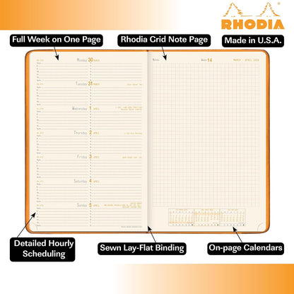 Rhodia Planner 2027 A5 Horizontal Grid