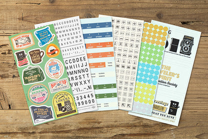 TRC Traveler's Notebook 2026 Customized Sticker Set Regular
