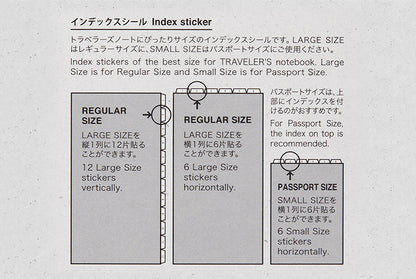 TRC Traveler's Notebook 2026 Customized Sticker Set Regular