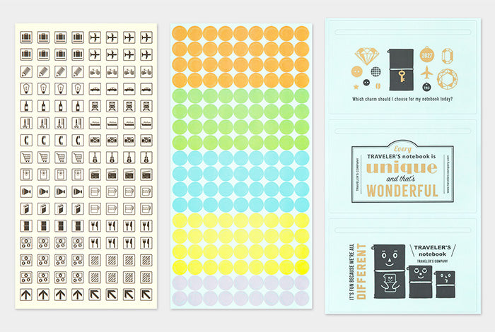 Traveler's Notebook 2027 Customized Stickers Set