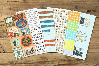 Traveler's Notebook 2027 Customized Stickers Set