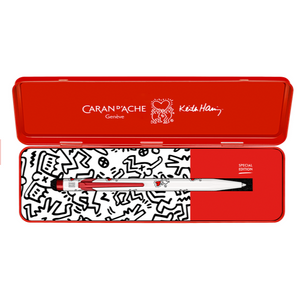 Caran D'Ache Keith Haring 849 Ballpoint Pen White