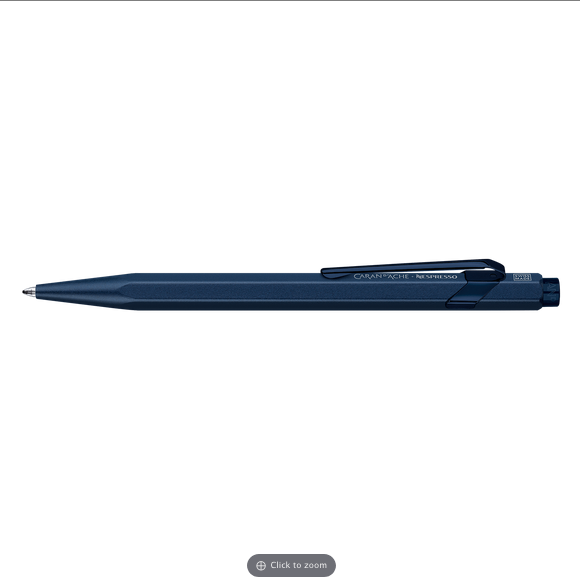 Caran D’Ache Nespresso Ballpoint Pen Blue – Take Note Pens & Stationery ...