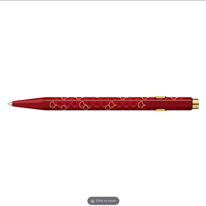 Caran D’Ache 849 Ballpoint Pen Dragon Red with Tin