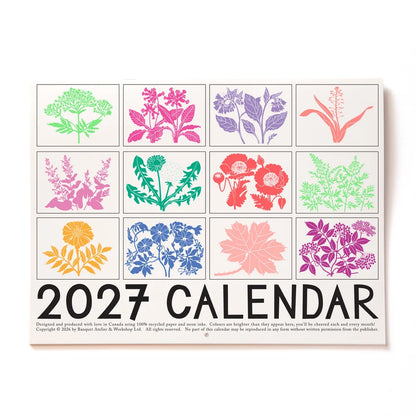 Banquet Atelier Wall Calendar 2027