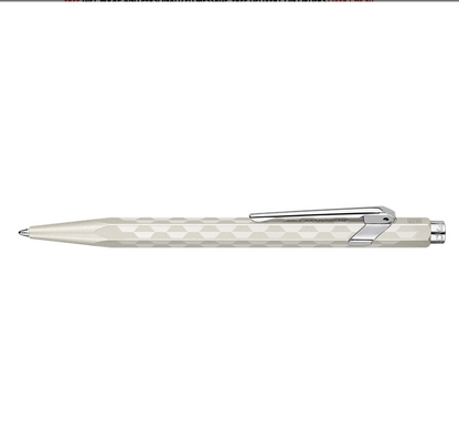 Caran D'Ache Special Edition 849 Metal Ballpoint Alpine Frost White