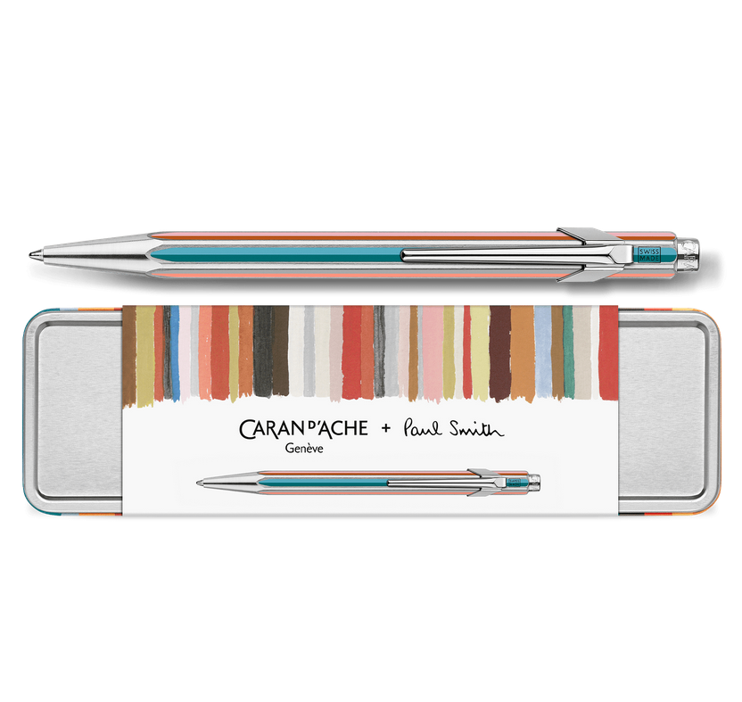 Caran d'Ache 849 Ballpoint Pen Paul Smith Grey Silver