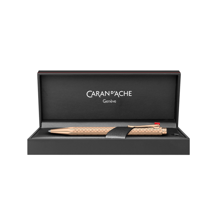 Caran D’Ache Ecridor Damier Rose Ballpoint Pen