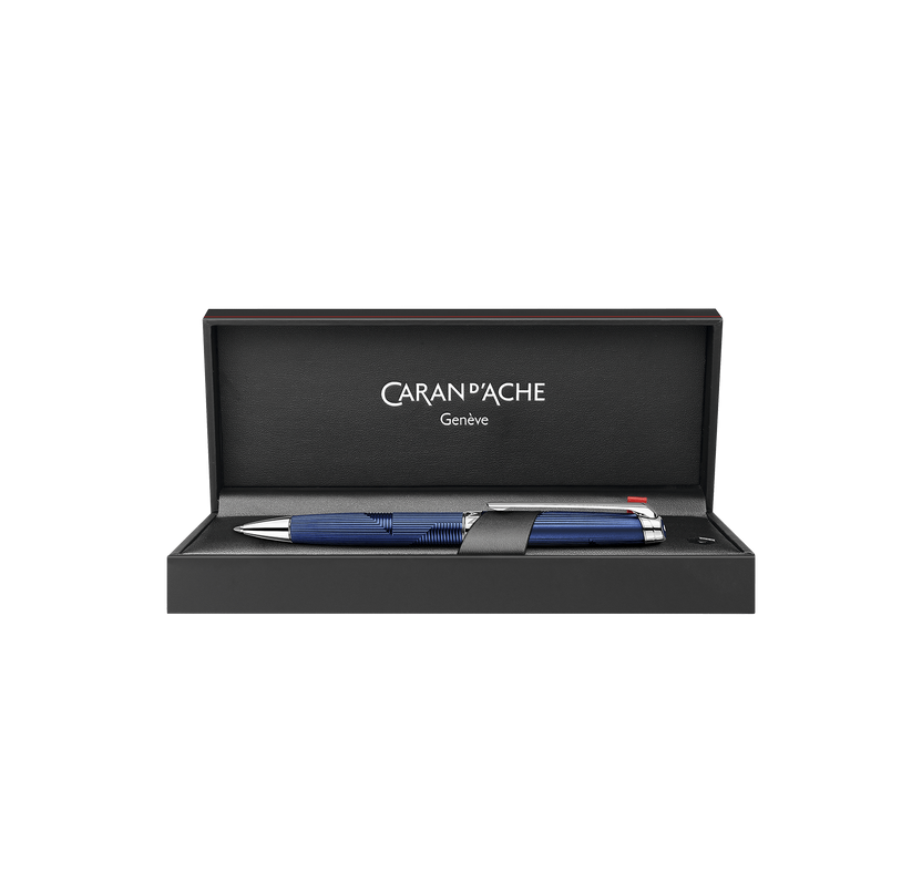 Caran d'Ache Leman Bleu Marin Ballpoint Pen (C)