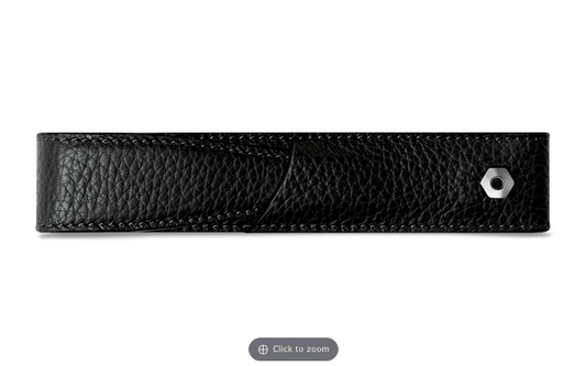 Caran d’Ache Leman Pen Holder Leather Black