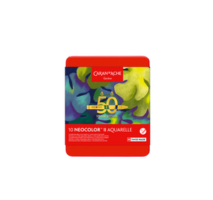 Caran D’Ache NEOCOLOR™ II Aquarelle Pastels 50 Years Lush 10