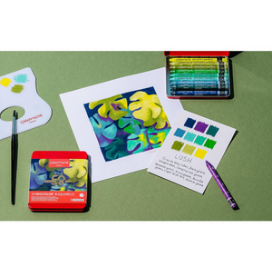 Caran D’Ache NEOCOLOR™ II Aquarelle Pastels 50 Years Lush 10