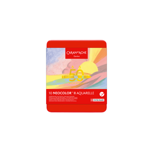 Caran D’Ache NEOCOLOR™ II Aquarelle Pastels 50 Years Pastel Sunrise 10